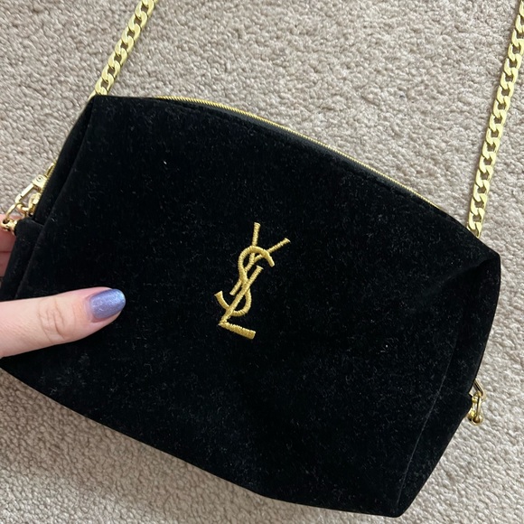 YSL Velvet Crossbody Pouch - Picture 2 of 11